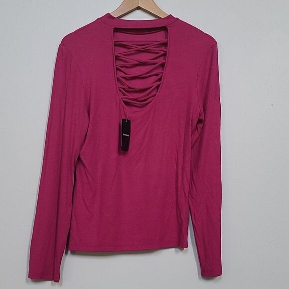Women's Long Sleeve Bebe Top - XL - NWT - Picture 3 of 7